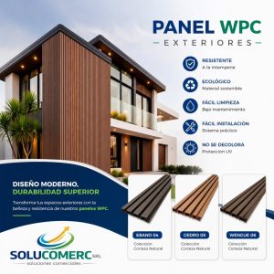 Panel WPC exterior decorativo