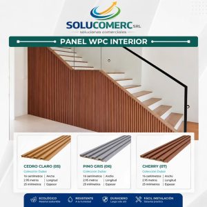 Panel WPC interior decorativo